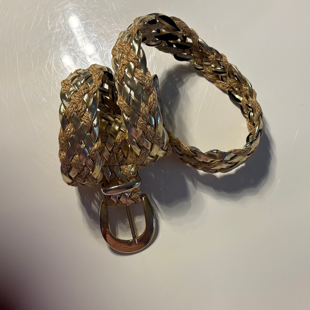 Ribco Braided Gold Belt